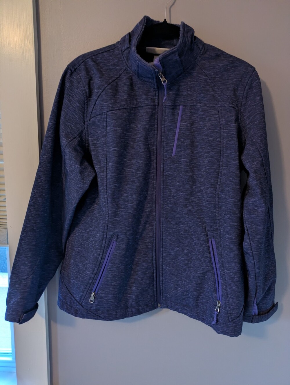 Free Country Women's Purple Fleece Lined Jacket
